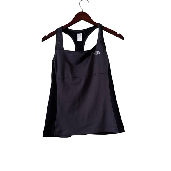 The North Face Vapor Wick Tank Top Women's Medium Racerback Gray Black - Picture 1 of 7